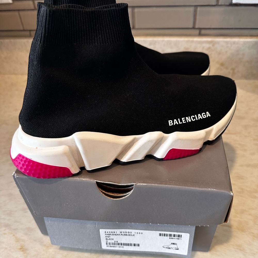 Balenciaga Speed Sneakers (Pink)